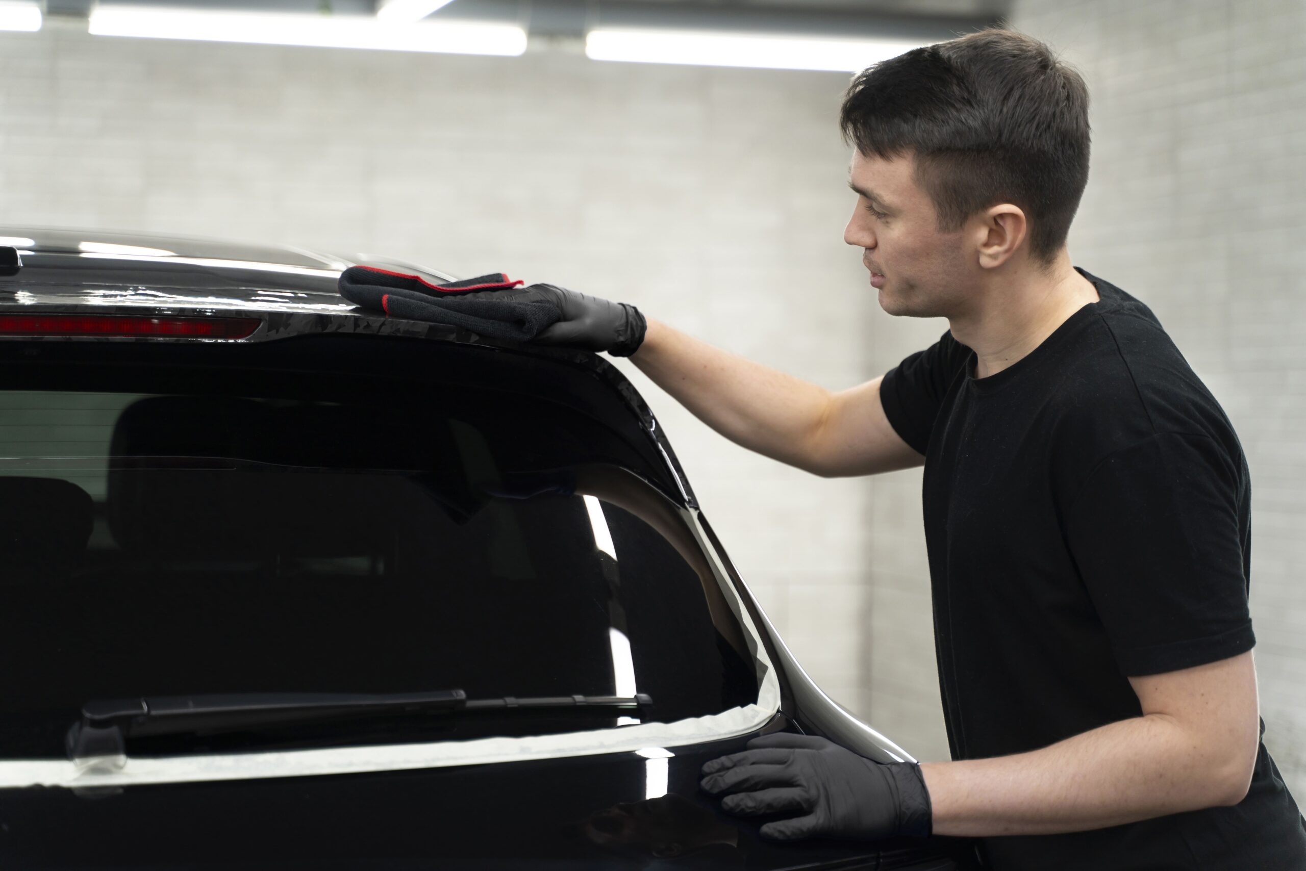 Quais são os principais fatores a considerar ao escolher uma película automotiva, como transparência, durabilidade, legalidade e garantia oferecida pelo fabricante ou instalador?