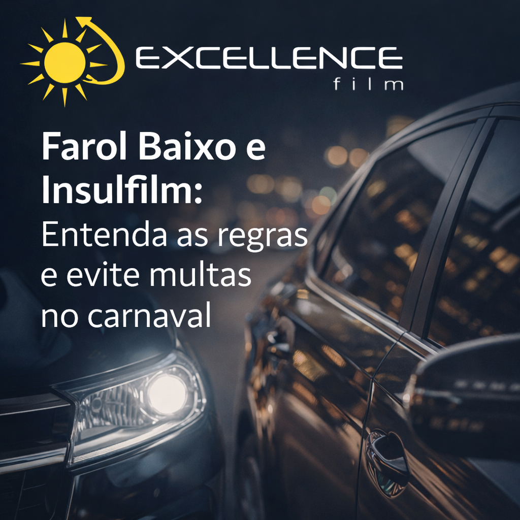 Farol Baixo e Insulfilm: Entenda as regras e evite multas no carnaval