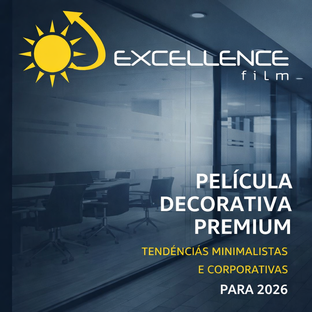 Película decorativa premium: tendências minimalistas e corporativas para 2026